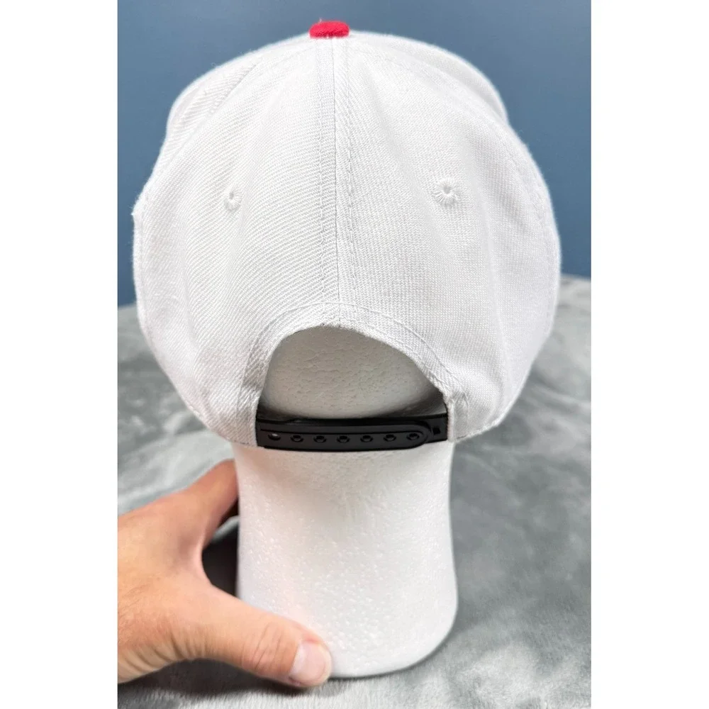 Dissizit California Bear Snapback Hat Mens White Black Red Star